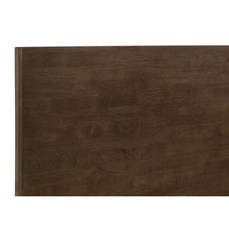 Hemlock Warm Brown Queen Platform Panel Bed