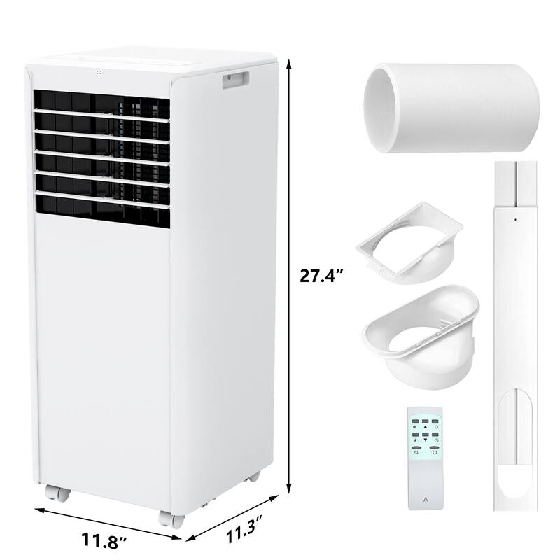 8000Btu Portable Air Conditioner, Cools Room up to 350 sq. ft