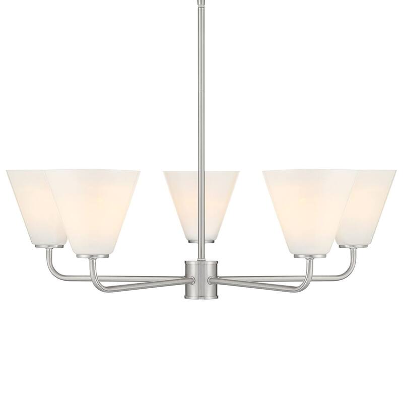 Savoy House 1-4015-5 Blair 5 Light 30" Wide Chandelier - Satin Nickel