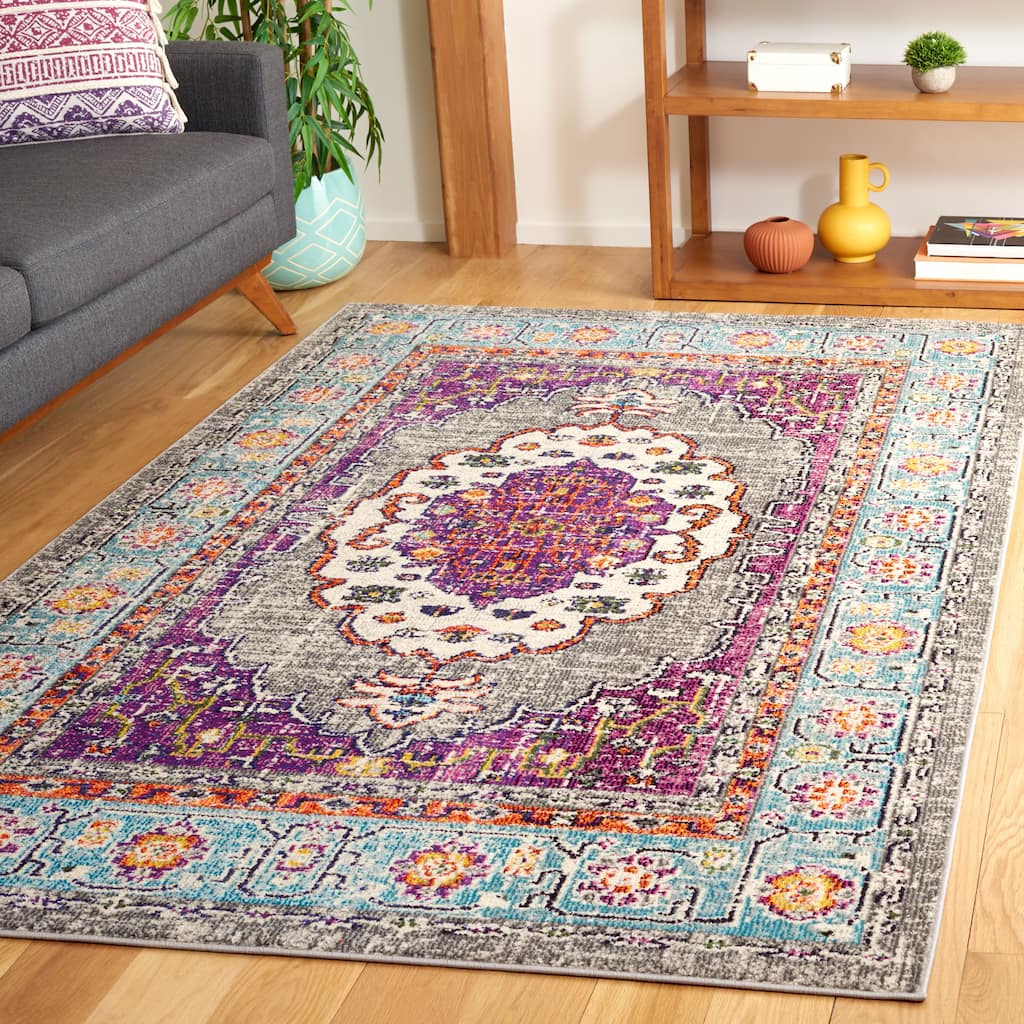 SAFAVIEH Monaco Charline Distressed Boho Rug