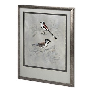 Image showcasing Custom Silvered Aviary IV Framed Art Print - Bed Bath & Beyond - 39196988