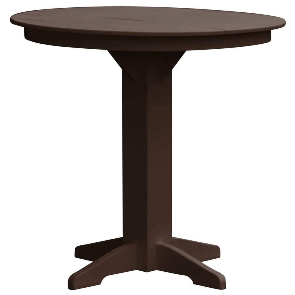 Poly Lumber Round Bar Table