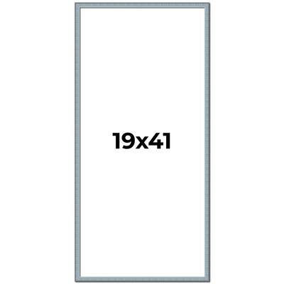 19x41 Frame Rustic Sky Blue Solid Wood Picture Frame | 0.75 Inch
