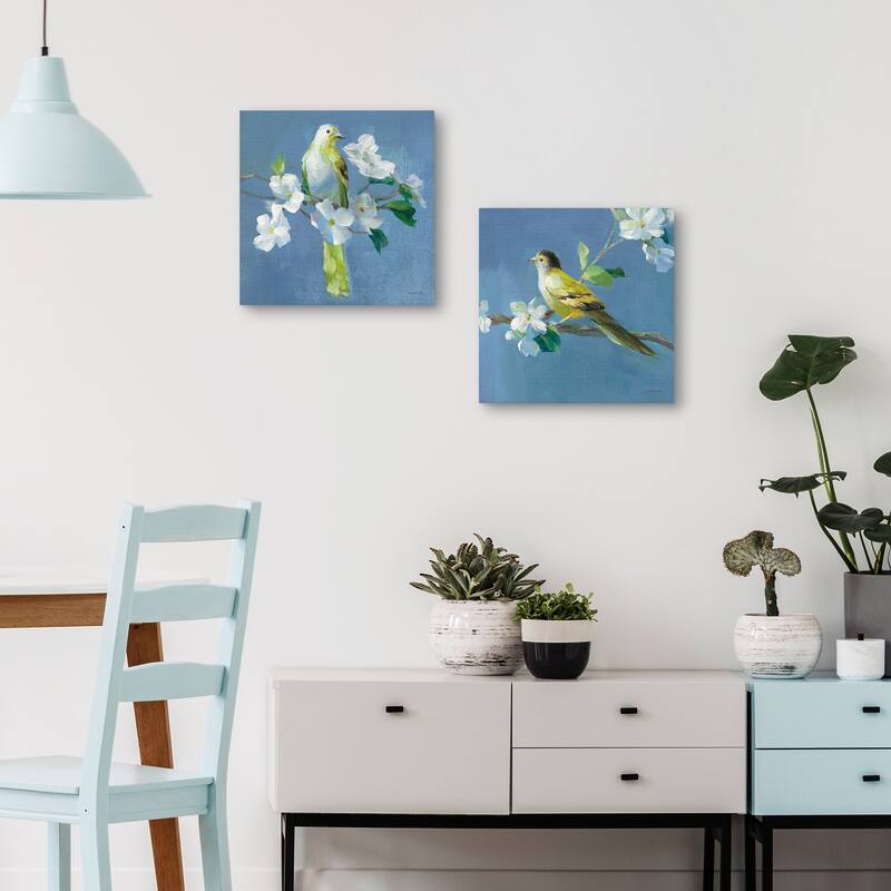 Spring in the Neighborhood II & Spring in the Neighborhood V by Danhui Nai Canvas Art Prints