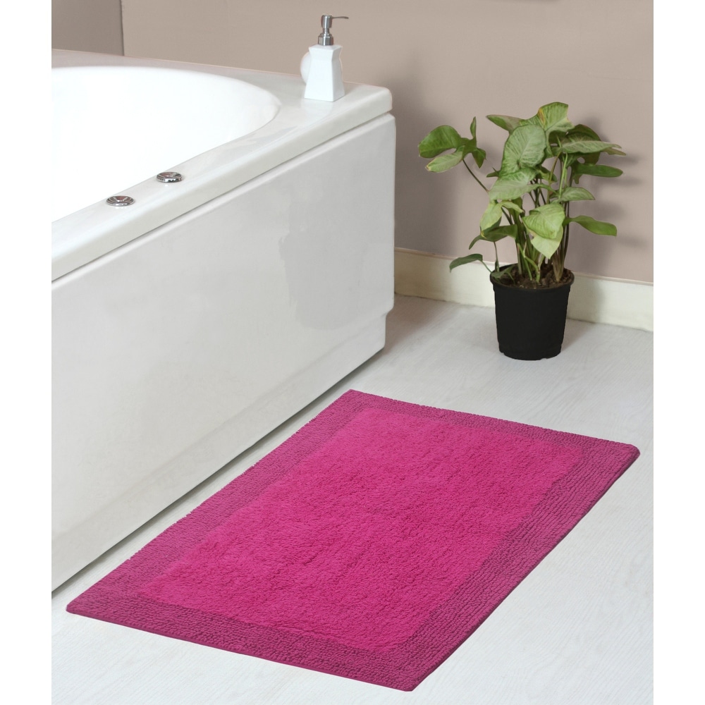 1pc Extra Long Pebble Pattern Bathroom Rug, Pink Color, Flannel Strip  Anti-slip Bathroom Mat Or Bedside Rug, Suitable For Bathrooms, Kitchens,  Bedrooms