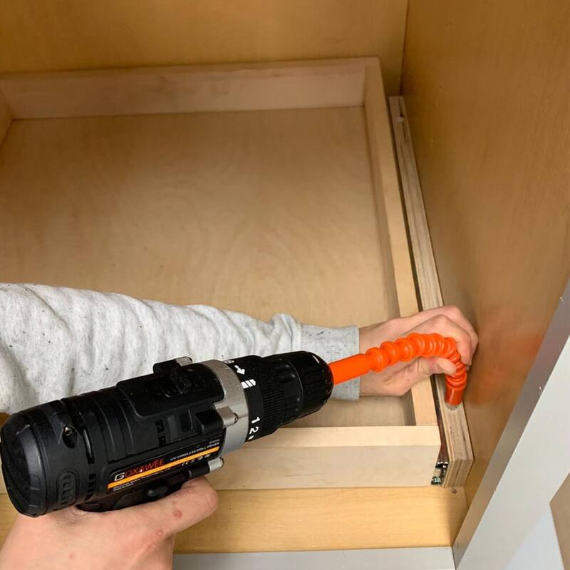 Couver Soft-Close Bottom Mount Cabinet Shelf Pull-Out Wood Drawer Storage