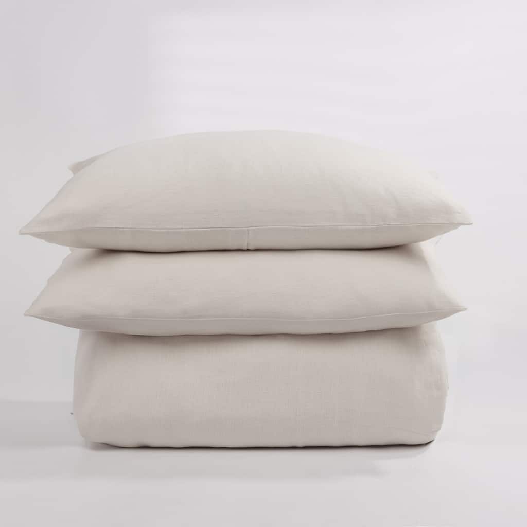 Manoli Duvet Cover, White, Queen Set