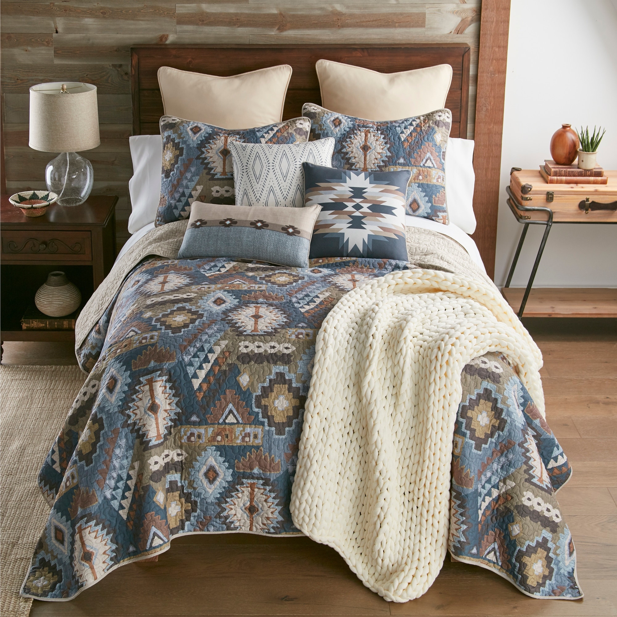 Donna Sharp Tohatchi 3 PC Polyester Quilt Set