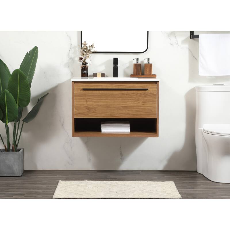 Brush 24 - 30 Inch Single Bathroom Vanity