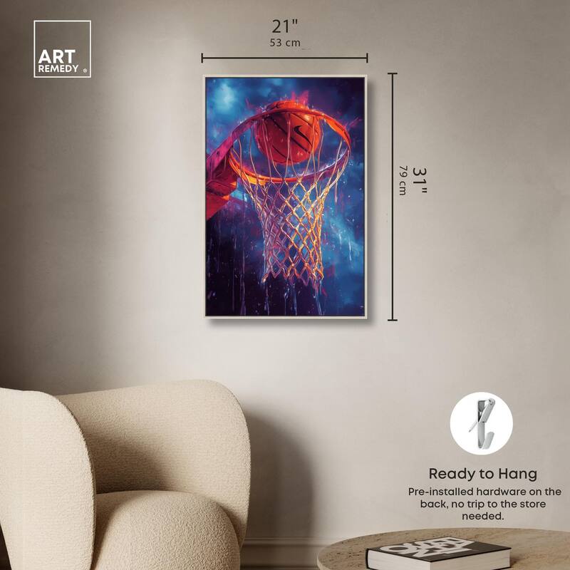 Through the Hoop Canvas by Art Remedy