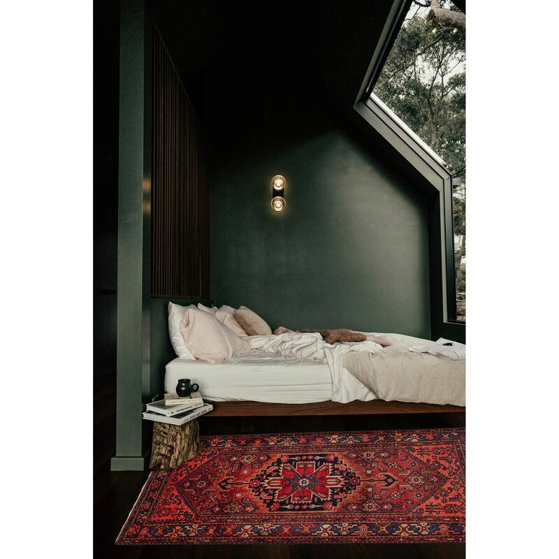 ECARPETGALLERY Hand-knotted Anadol Red Wool Rug - 5'2 x 8'3