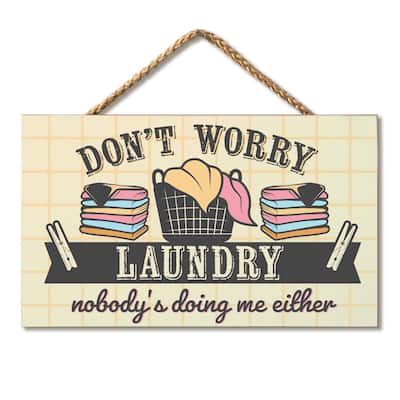 Doing Me Hanging Wood Sign 9.5" x 5.75" Made in the USA - Multi