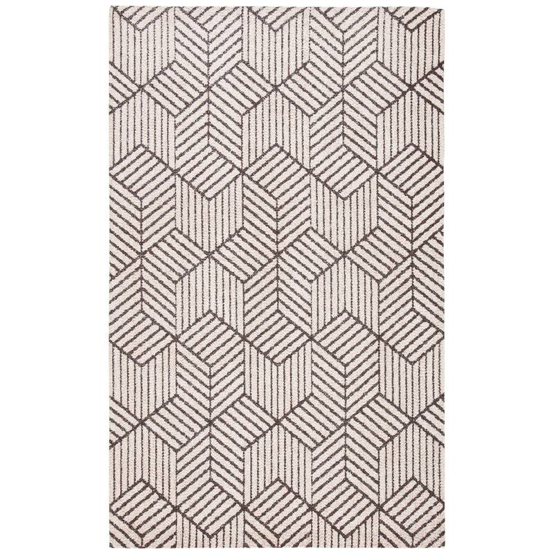 SAFAVIEH Hand-Woven Classic Vintage Kyna Geometric Cotton Rug