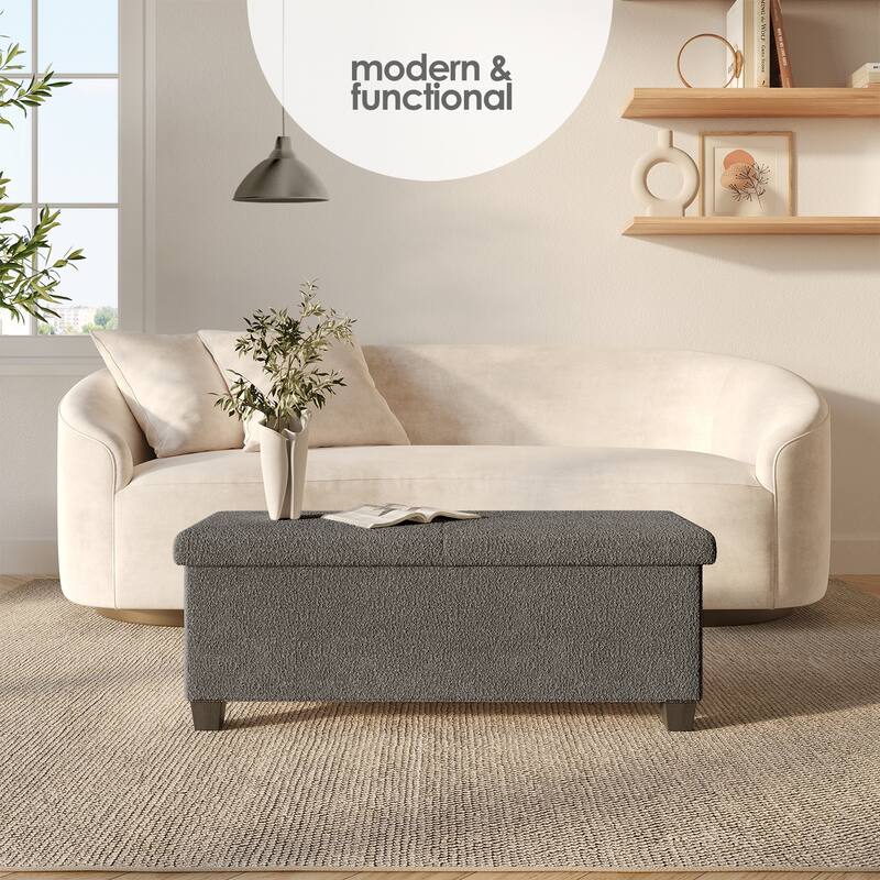 Emperyan Storage Bench for Living Room, Small Ottoman Foot Rest