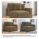 preview thumbnail 186 of 190, Modern Modular Sectional Sofa Corduroy Chaise Lounges