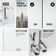 preview thumbnail 13 of 30, VIGO Elan Frameless Sliding Shower Door