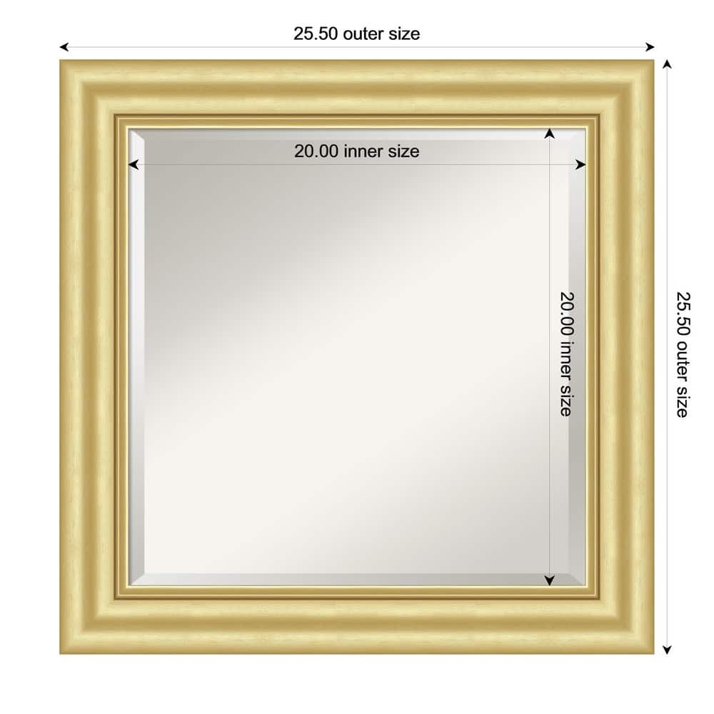 Sophia Beveled Framed Bathroom Vanity Wall Mirror