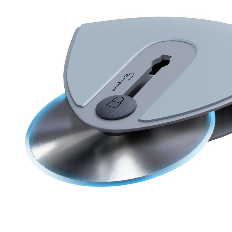 4.3-Inch Mini Retractable Pizza Cutter Wheel with Lock