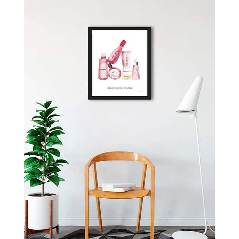 Inner Beauty III Framed Poster - 24 x 32 Inch - Black