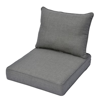HOOOWOOO 2-piece Outdoor/Indoor Chair Cushion Set