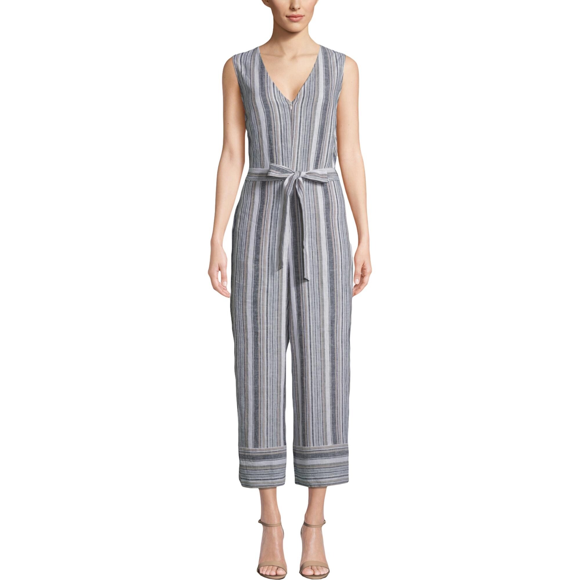 ECI New York Womens Jumpsuit Tie Front