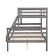 preview thumbnail 31 of 41, Twin Over Full Bunk Bed,Solid Wood Frame,High Guardrail,Safe for Kids