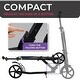 preview thumbnail 3 of 7, Lascoota Kick Scooter for Adults & Teens. Lightweight Foldable Scooter with 8" Wheels