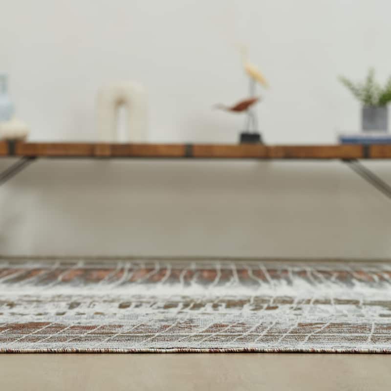 Radiant Horizon Abstract Area Rug