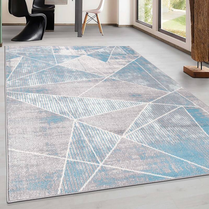 World Rug Gallery Geometric Modern Area Rug