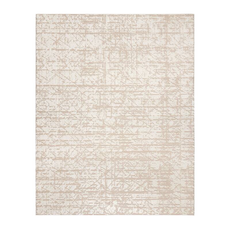 Gertmenian Kielo Modern Abstract Soft Polyester High-Low Style Indoor Area Rug Collection - 6' 6" x 9' - Leota - Rectangle