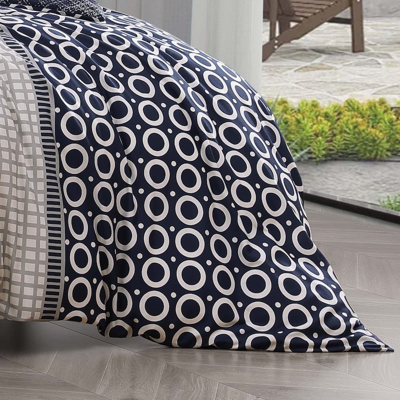 Bebejan Vertigeo 100% Cotton Sateen 5 Piece Reversible Comforter Set