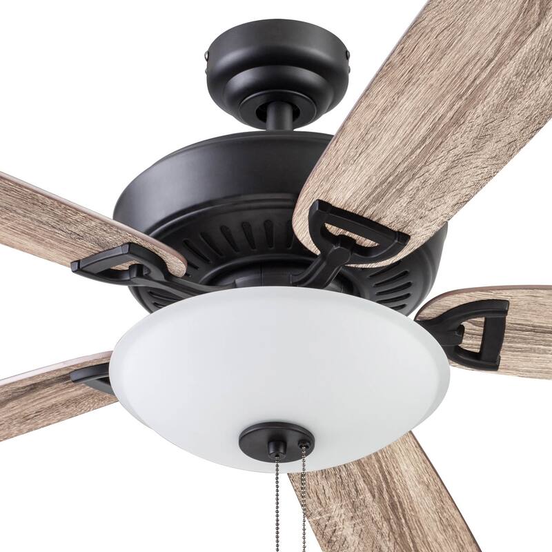 52" Prominence Home Montlake Indoor Ceiling Fan, Brushed Nickel - 52