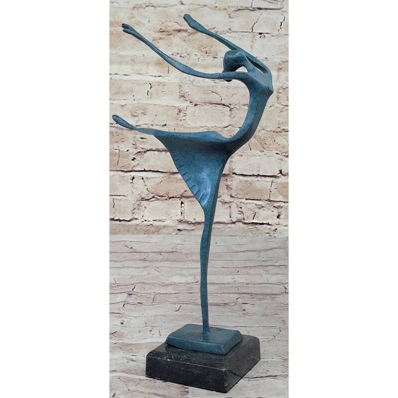 Hand Made Special Patina Abstract Modern Art Artwork By Milo Bronze Sculpture