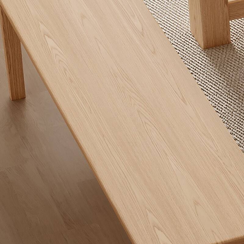 Solid Wood Bench Farmhouse Dining Bench Entryway Bench - 55.1''W x 11.8''D x 18.1''H
