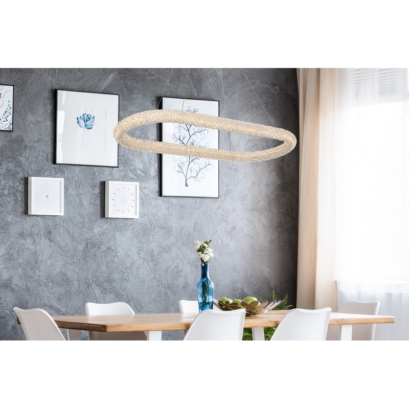 Indigo Home 42 inch Adjustable LED Chandelier