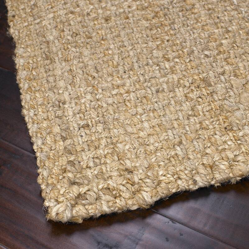 Livabliss Jute Woven Casual Solid Area Rug