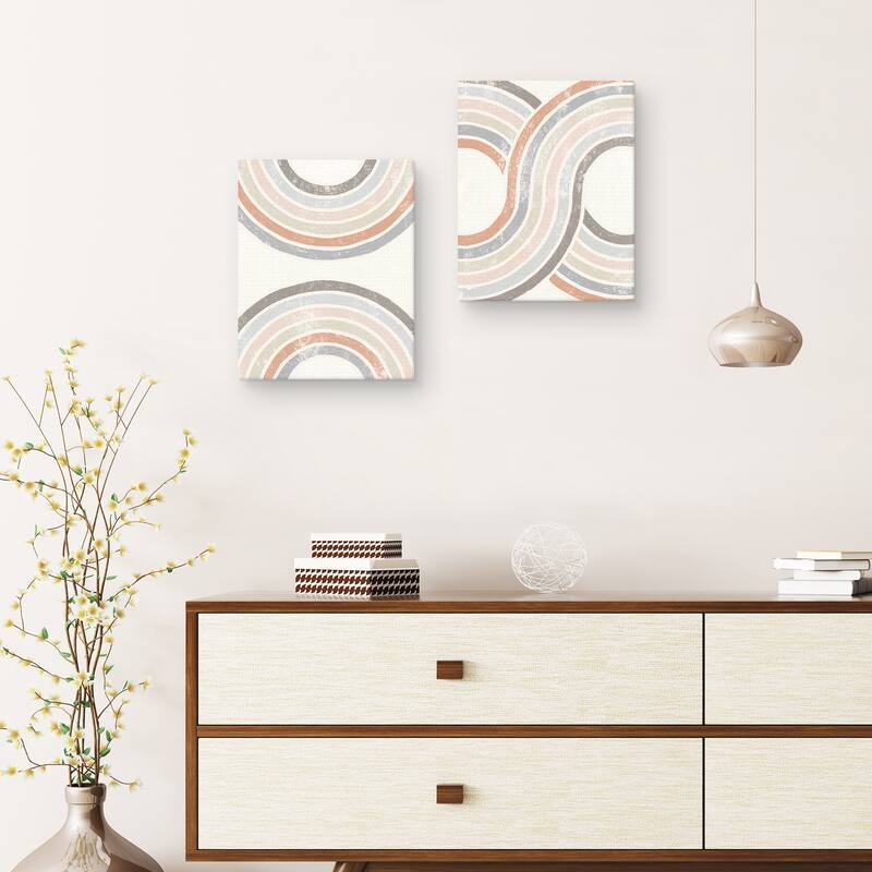 Over the Rainbow I-II Crop by Moira Hershey Canvas Art Prints