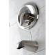 preview thumbnail 2 of 10, Kingston Brass Tub Only Trim Package with Single Lever Handle and Tub