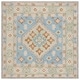 preview thumbnail 5 of 8, SAFAVIEH Handmade Heritage Hilga Traditional Wool Rug 6' Square - Green/Ivory - Square
