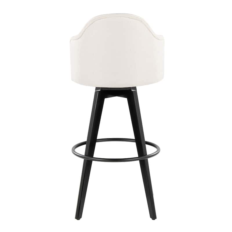 Ahoy Upholstered 30" Fixed-Height Barstool - Set of 2