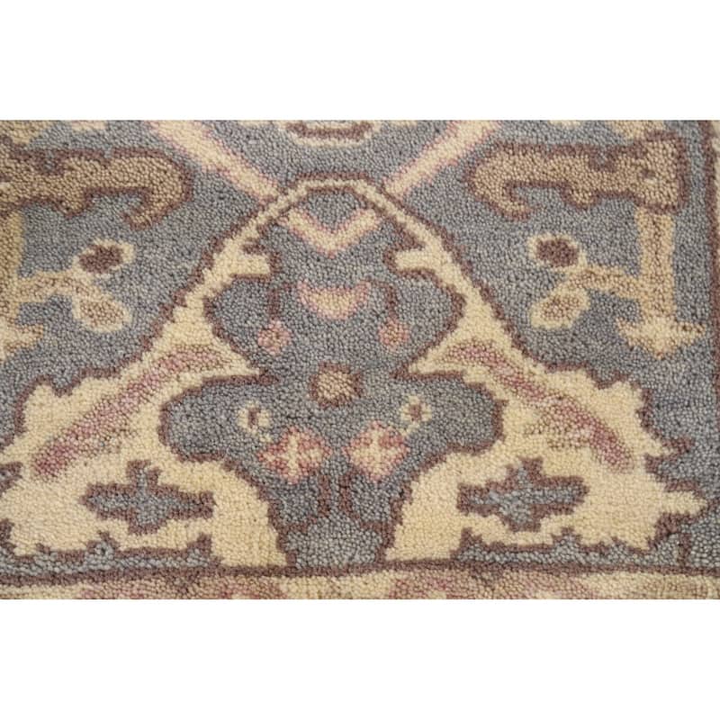 Grey Oushak Oriental Runner Rug Handmade Wool Carpet - 2'6"x 9'8"