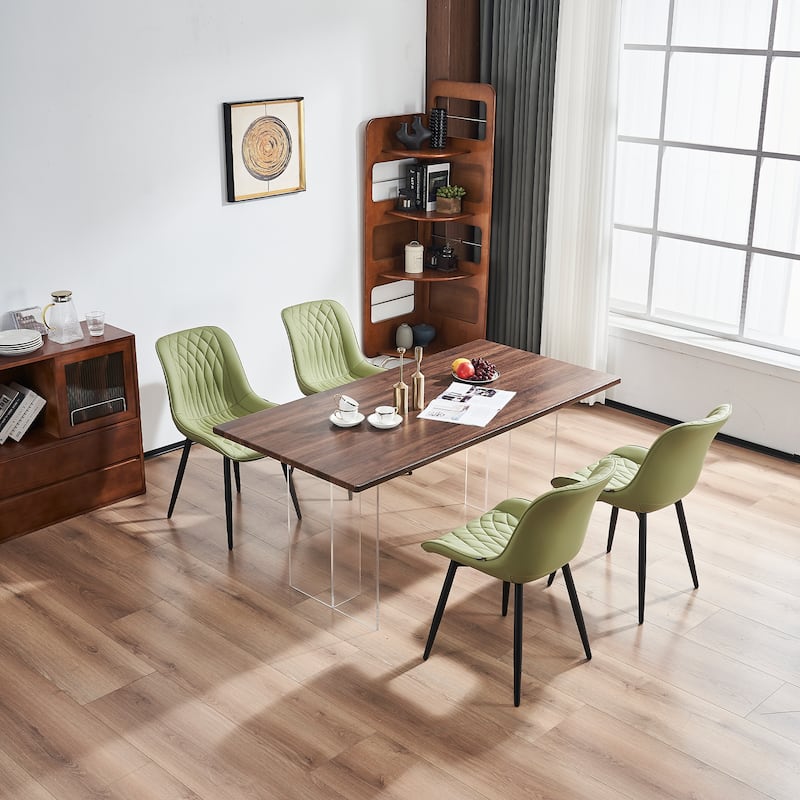 Modern Dining Chairs Set of 2 Upholstered Dining Room Chairs