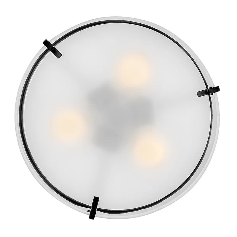 Hinkley Lighting 47571 Halle 3 Light 15" Wide Semi-Flush Drum Ceiling