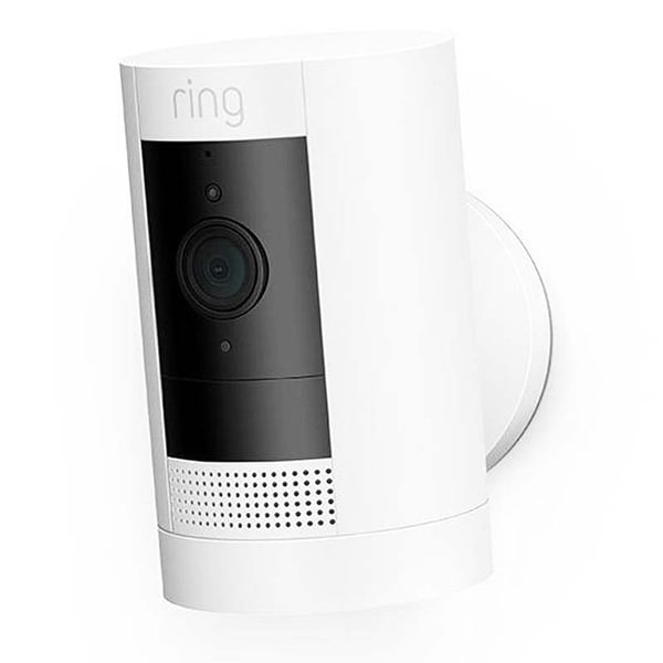 RING Stick Up Cam Battery HD Security Camera in White 8SC1S9