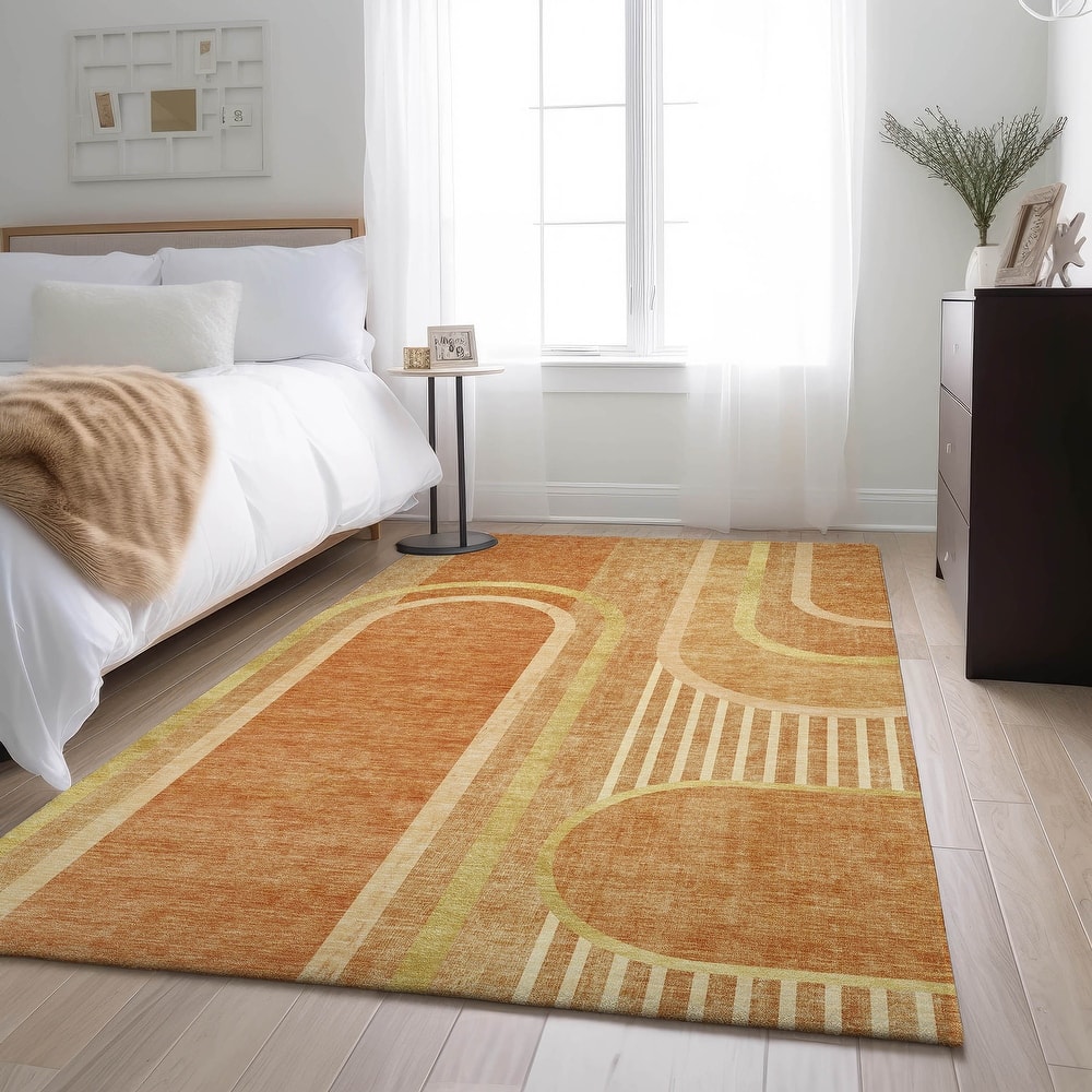 Premium Washable Super Soft Contemporary Deco Mayfield Rug