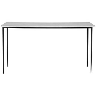 Uttermost 25173 Nightfall 16" Wide Iron, Marble, MDF Framed Console