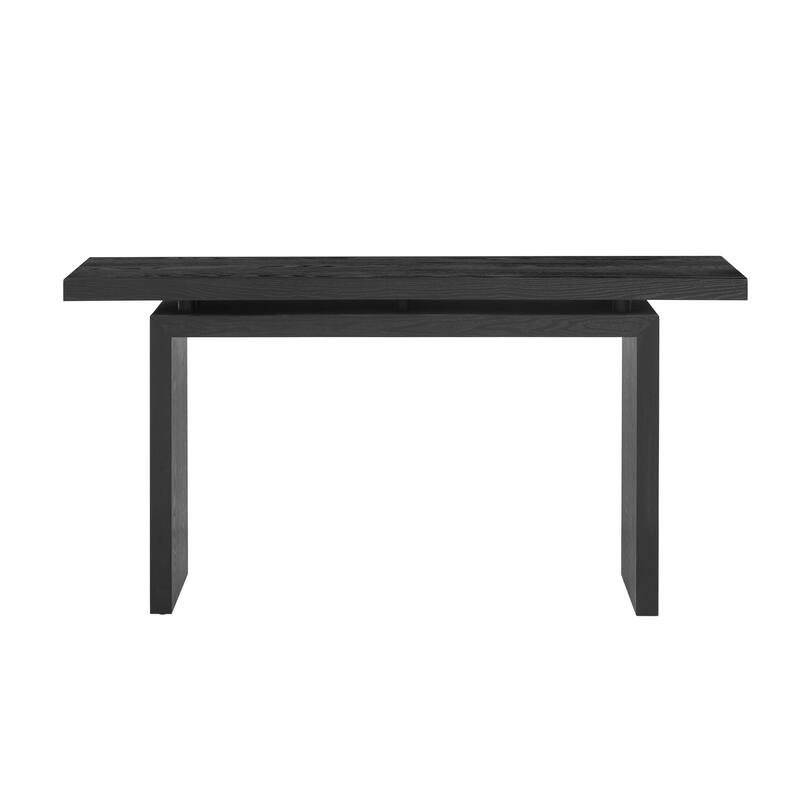 Modern Simple Style Console Table with Floating Desktop Effect, for Entryways, Hallways, Living Rooms and Sofas