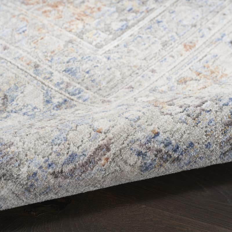 Nige Power Loomed Distressed Area Rug By HomeRoots - 12' Runner