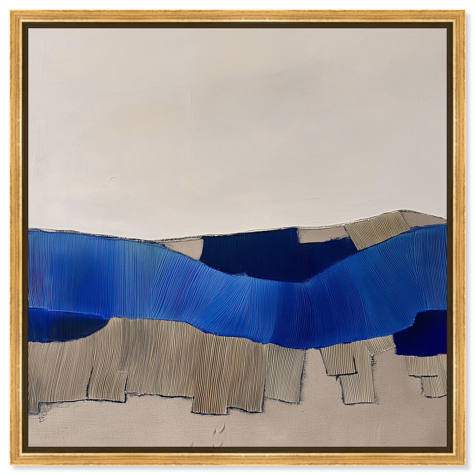 Meandering Form I Minimalist Wall Decor Canvas Print by Art Remedy