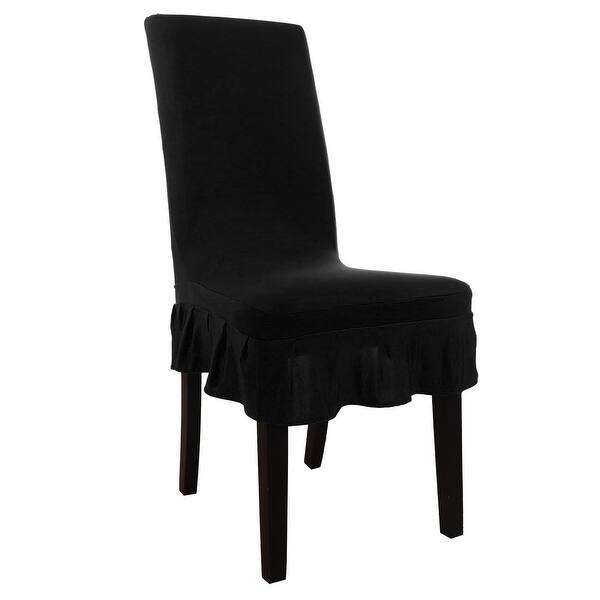 Shop Stretch Spandex Short Dining Room Chair Covers On Sale